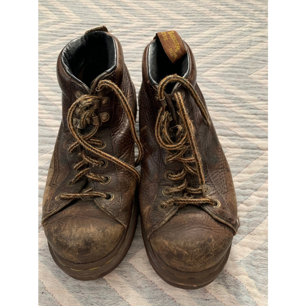 Vintage Doc Marten Boots Y2K …Rare…Size 8.5/UK 6 Distressed Boho..early 80’s